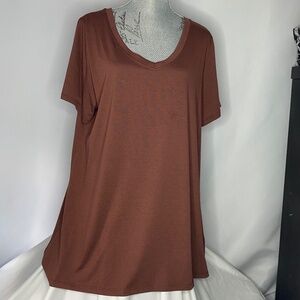 Brown Christy Tunic,  2XL
